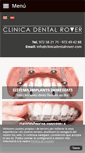 Mobile Screenshot of clinicadentalrover.com